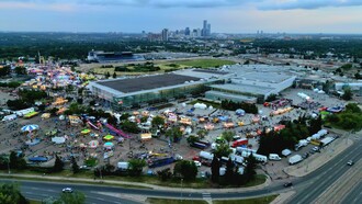 Edmonton EXPO Center Solar Array during K-Days